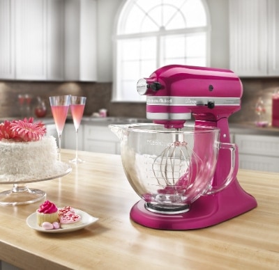 Kitchenaid Stand Mixer on Brand New Kitchenaid Cook For The Cure Raspberry Ice Stand Mixer