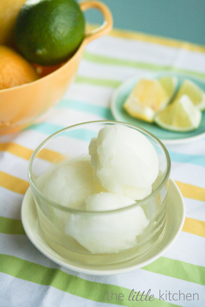 Lemon Lime Soda Sorbet