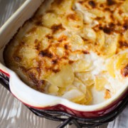Three Cheese Scalloped Potatoes