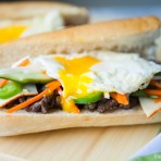 Lemongrass Beef Banh Mi from The Little Kitchen