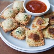 Homemade Spinach &amp; Cheese Ravioli Recipe