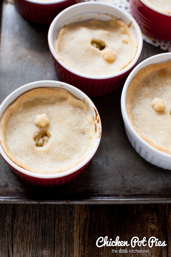 Homemade Chicken Pot Pie Recipe from thelittlekitchen.net