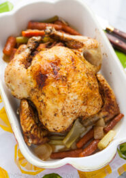 Whole Chicken in a Slow Cooker from TheLittleKitchen.net