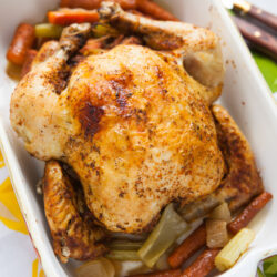 Whole Chicken in a Slow Cooker from TheLittleKitchen.net
