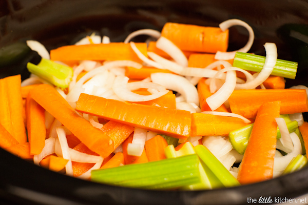 French Onion Pot Roast (Slow Cooker Recipe) from thelittlekitchen.net