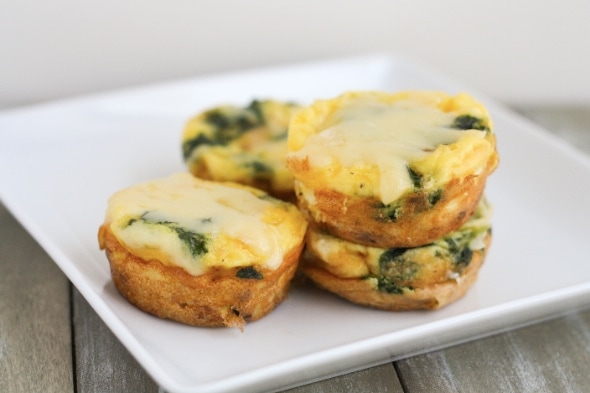 Spinach & Dubliner Cheese Egg Cups - The Little Kitchen