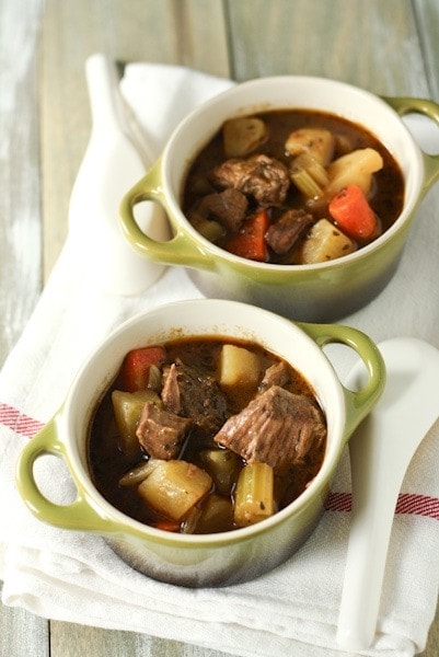 Irish Beef Stew (Slow Cooker) from thelittlekitchen.net