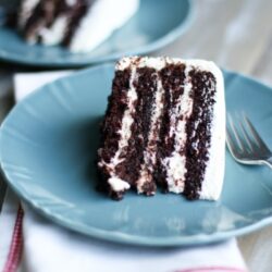 The Best Chocolate Cake Ever with Pudding Frosting