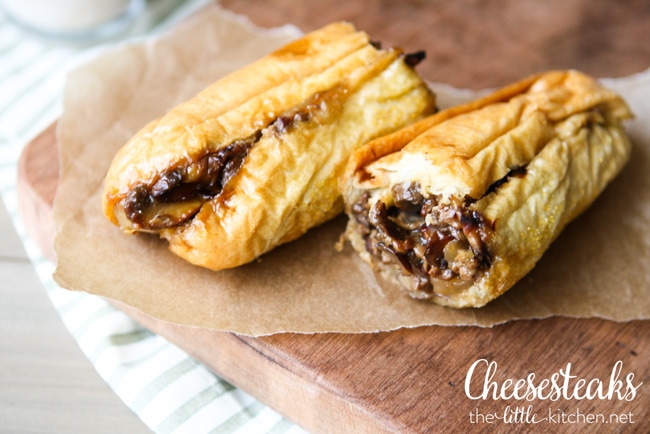 This recipe for cheesesteaks is amazing! We make it all the time and constantly get rave reviews! You have to try it!! Cheesesteaks from thelittlekitchen.net