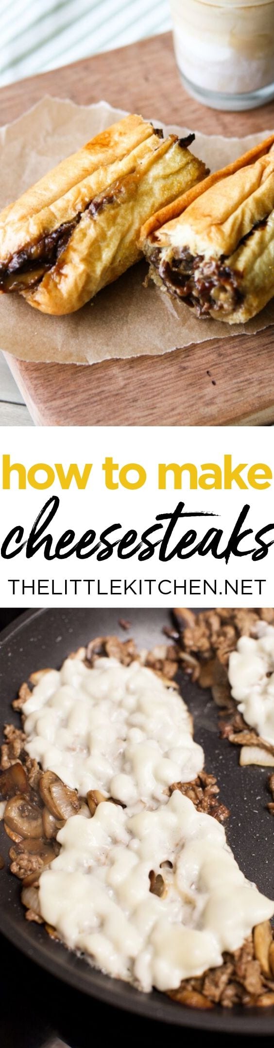 Cheesesteak Recipe from thelittlekitchen.net