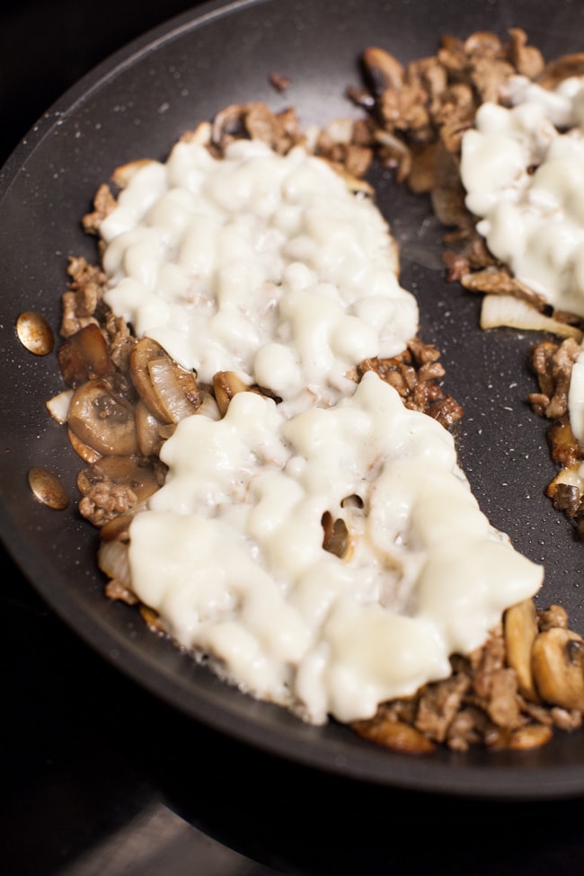 Philly Cheese Steak in Pan from thelittlekitchen.net