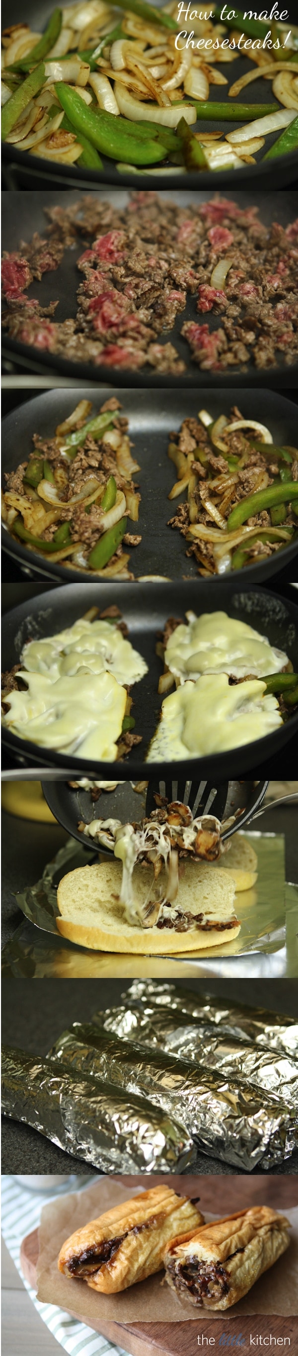 (the best ever!) Cheesesteaks from thelittlekitchen.net