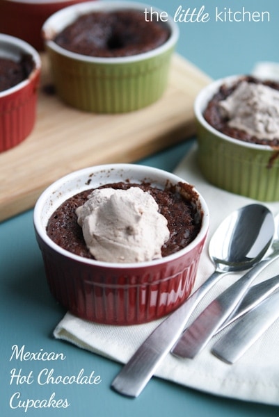 Mexican Hot Chocolate Cupcakes