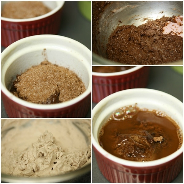 Mexican Hot Chocolate Cupcakes Step Collage