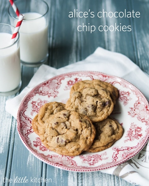 Alice's Chocolate Chip Cookies from the little kitchen