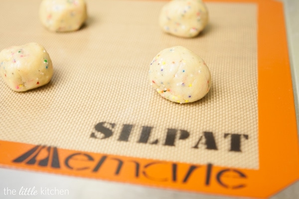 Brown Butter Funfetti Sugar Cookies from thelittlekitchen.net