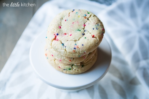 Brown Butter Funfetti Sugar Cookies from The Little Kitchen