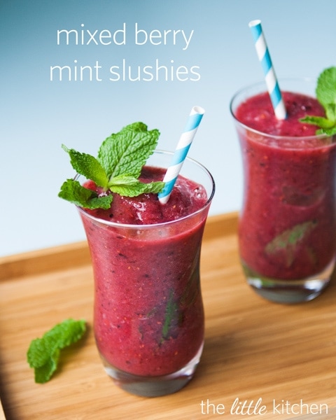 Mixed Berry Mint Slushies main