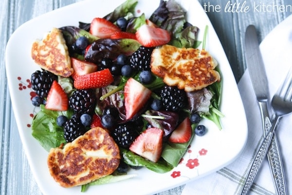 Triple Berry Salad with Halloumi main photo