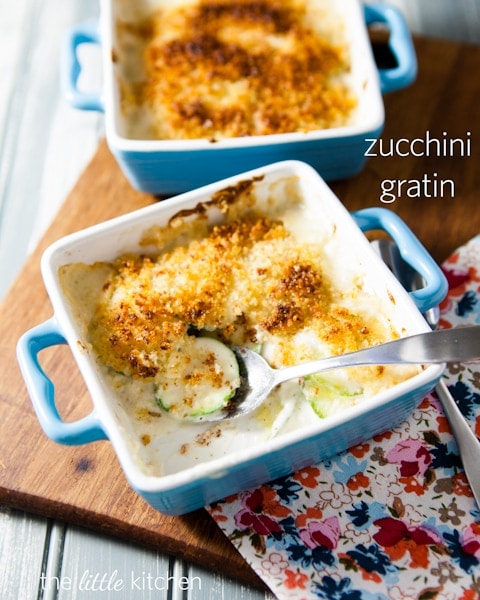 Zucchini Gratin from The Little Kitchen