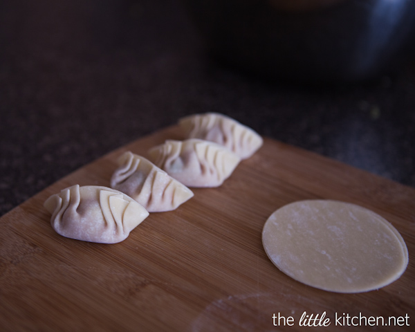 How to Make Chinese Potstickers from The Little Kitchen