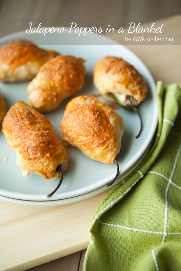 Jalapeno Poppers in a Blanket from thelittlekitchen.net