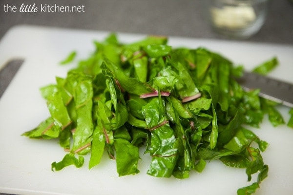 Fettuccine with Swiss Chard from The Little Kitchen