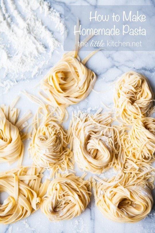 How to Make Homemade Pasta from thelittlekitchen.net