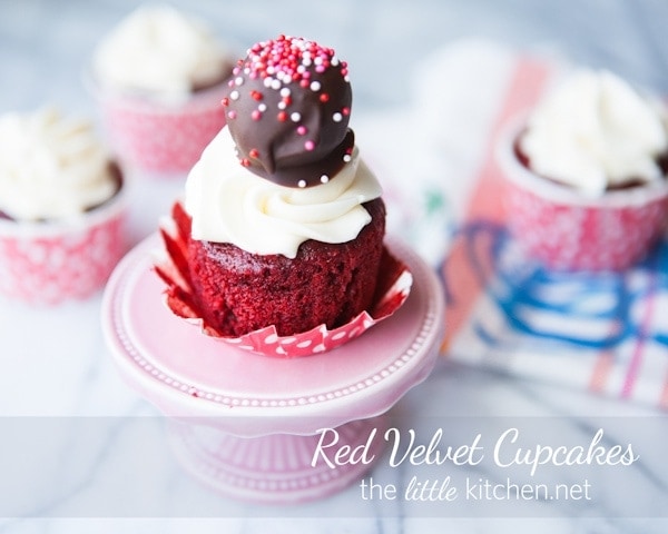 Red Velvet Cupcakes from The Little Kitchen