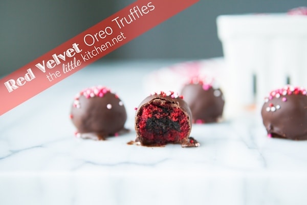 Red Velvet Oreo Truffles