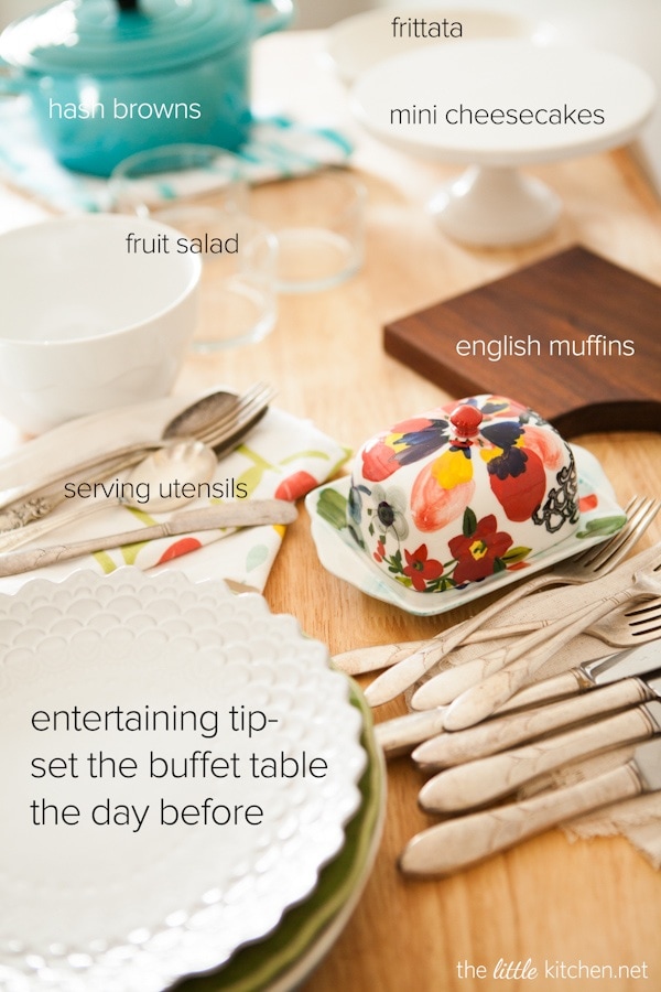 Entertaining tips