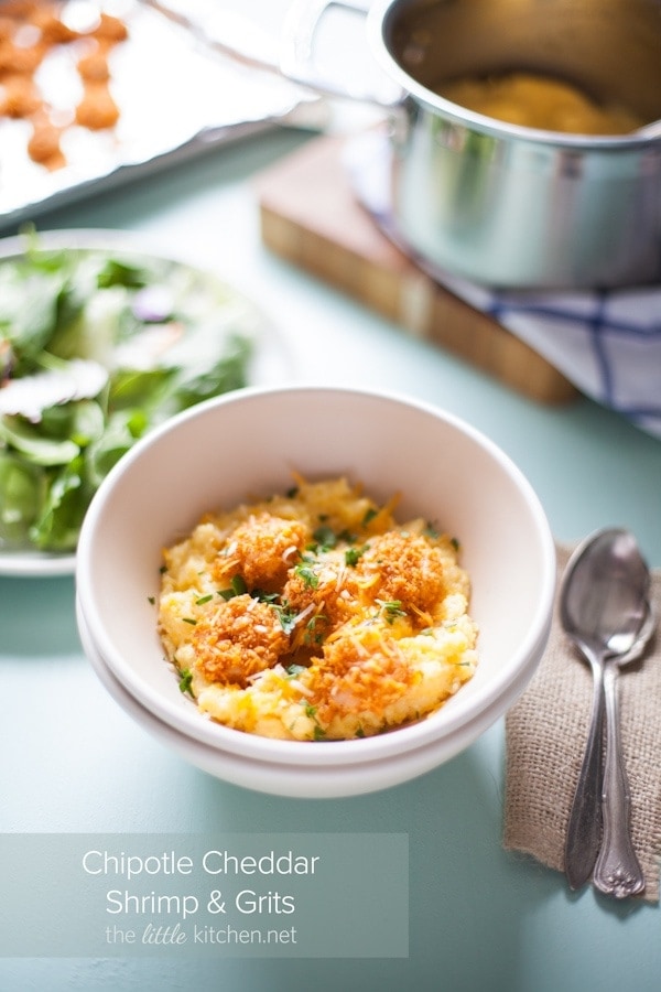 Chipotle Cheddar Shrimp & Grits