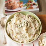 Gorgonzola Smashed Potatoes