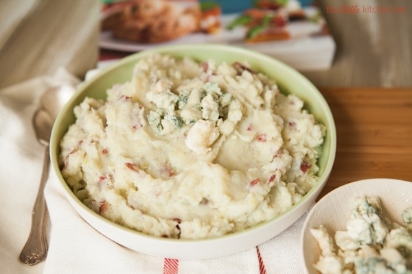 Gorgonzola Smashed Potatoes