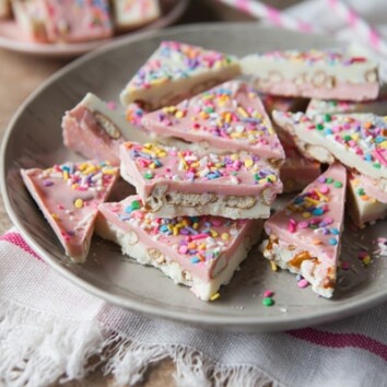 White Chocolate Pretzel Candy Bark