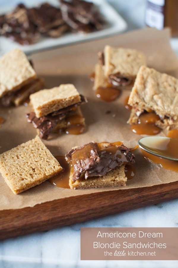 Americone Dream Blondie Sandwiches