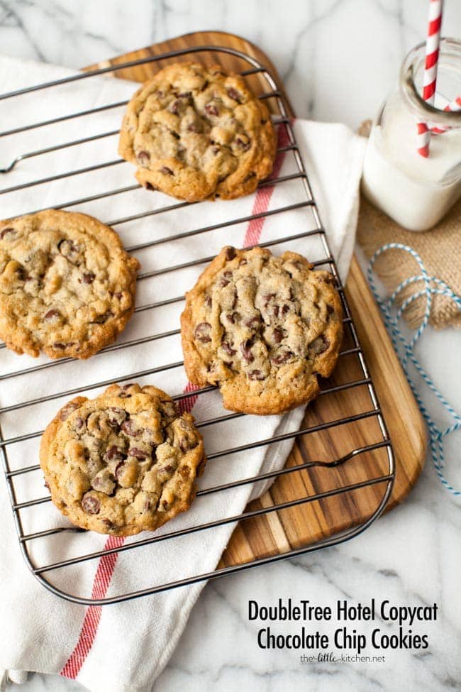 DoubleTree Hotel Chocolate Chip Cookies thelittlekitchen.net