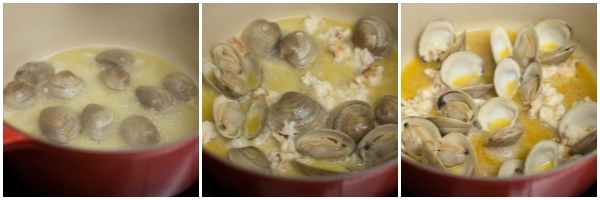 Florida Seafood Pasta in a White Wine Sauce