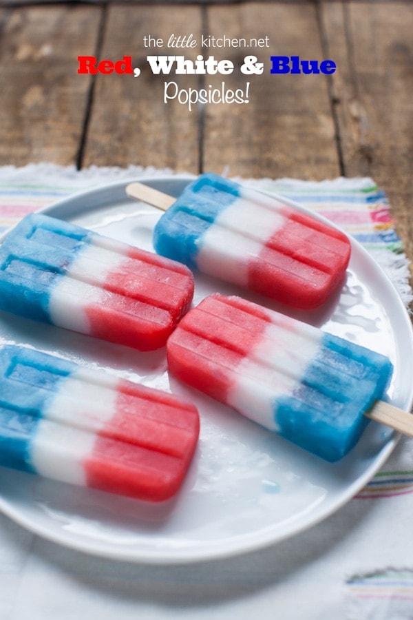 golf mord Allieret Red, White & Blue Popsicles! - The Little Kitchen