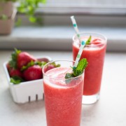 Strawberry Mojito Slushies from thelittlekitchen.net