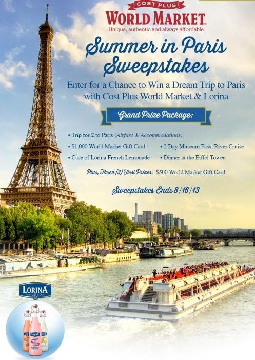 World Market Sweepstakes