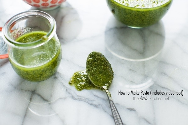 How to Make Pesto from thelittlekitchen.net