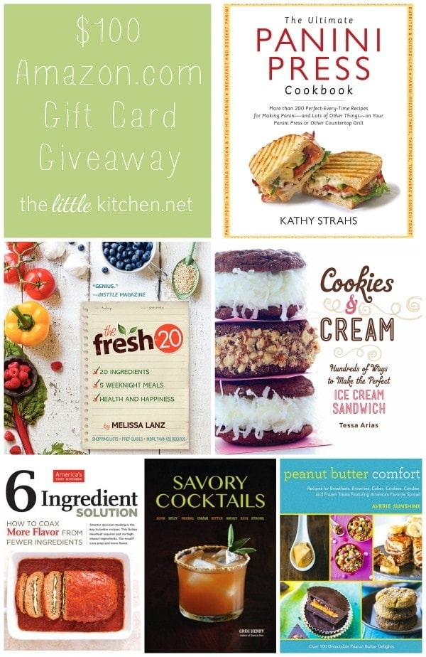 $100 Amazon.com Gift Card Giveaway from thelittlekitchen.net