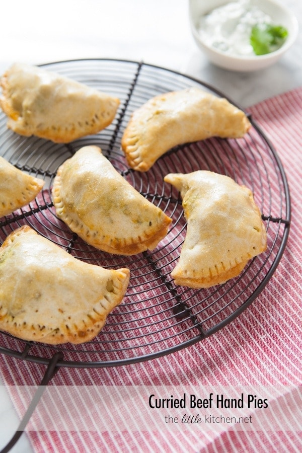 Curried Beef Hand Pies from thelittlekitchen.net