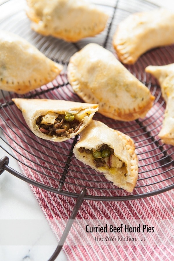 Curried Beef Hand Pies from thelittlekitchen.net