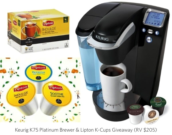 Keurig & Lipton K-Cups Giveaway