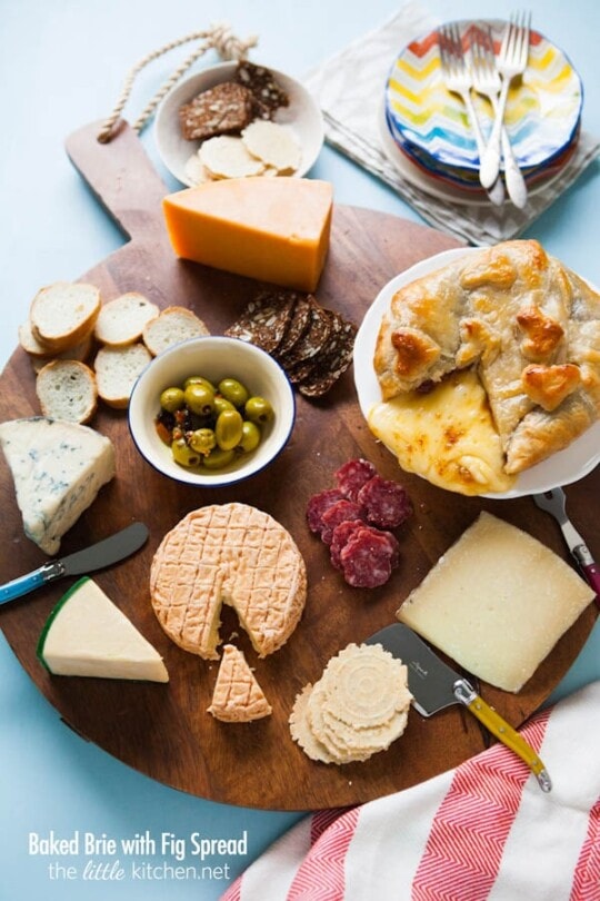 Baked Brie with Fig Spread The Little Kitchen