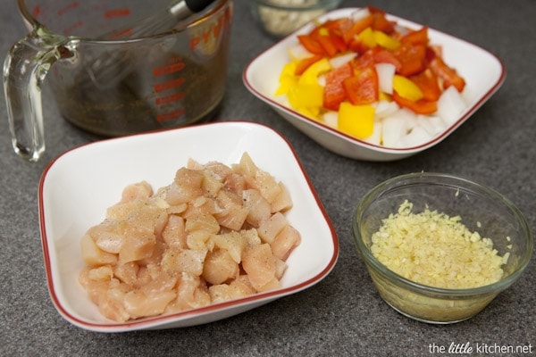 Pepper Chicken with Cashews Stir Fry from thelittlekitchen.net