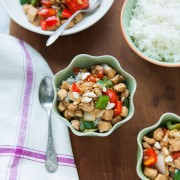 Pepper Chicken with Cashews Stir Fry from thelittlekitchen.net