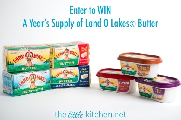 A Year’s Supply of Land O Lakes® Butter Giveaway